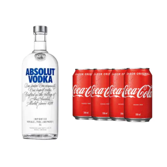 Combo Absolut + 4 Refrigerantes