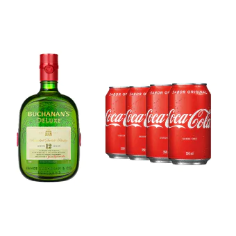 Combo Buchanan's + 4 Refrigerantes