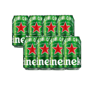Combo de 8 Cervejas Heineken 350ml