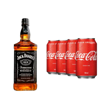 Combo Jack Daniel's + 4 Refrigerantes