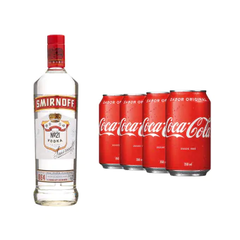 Combo Smirnoff + 4 Refrigerantes